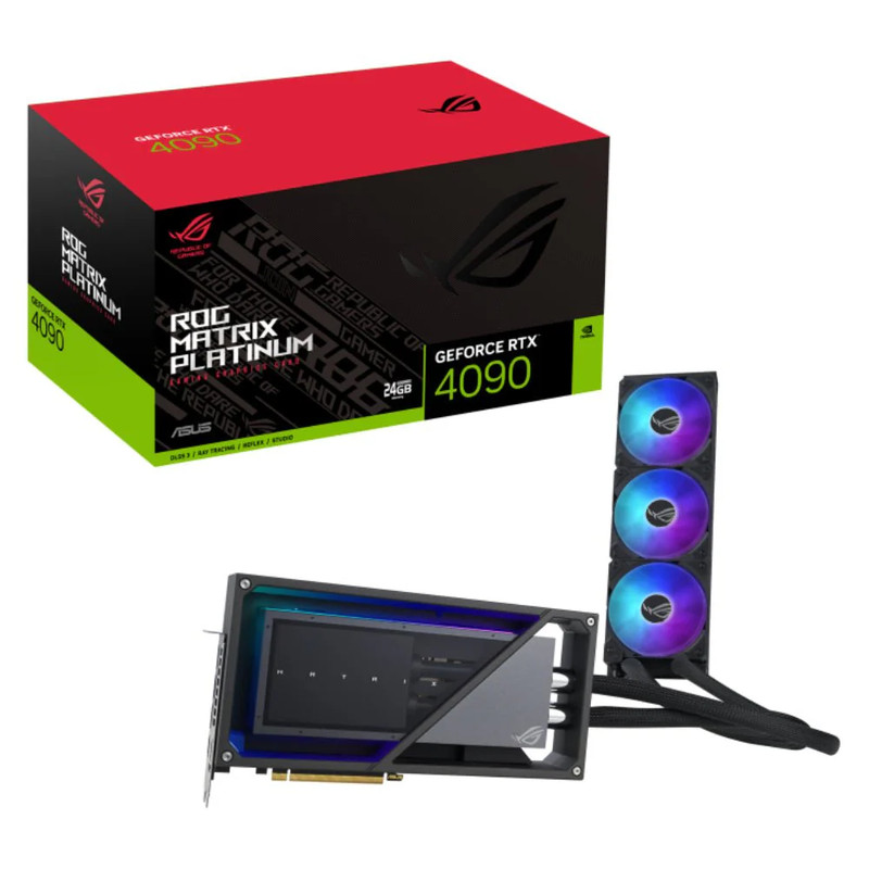(Pre-Owned) Asus ROG Matrix Platinum GeForce RTX 4090 24GB GDDR6X Graphics Card - كرت شاشة مستعملة